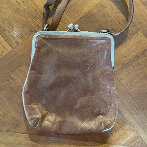 Volker Lang cross-body bag, brown, leather